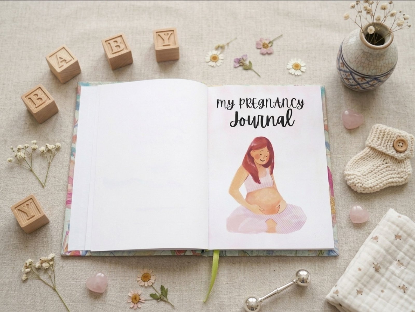 Pregnancy journal, stone paper