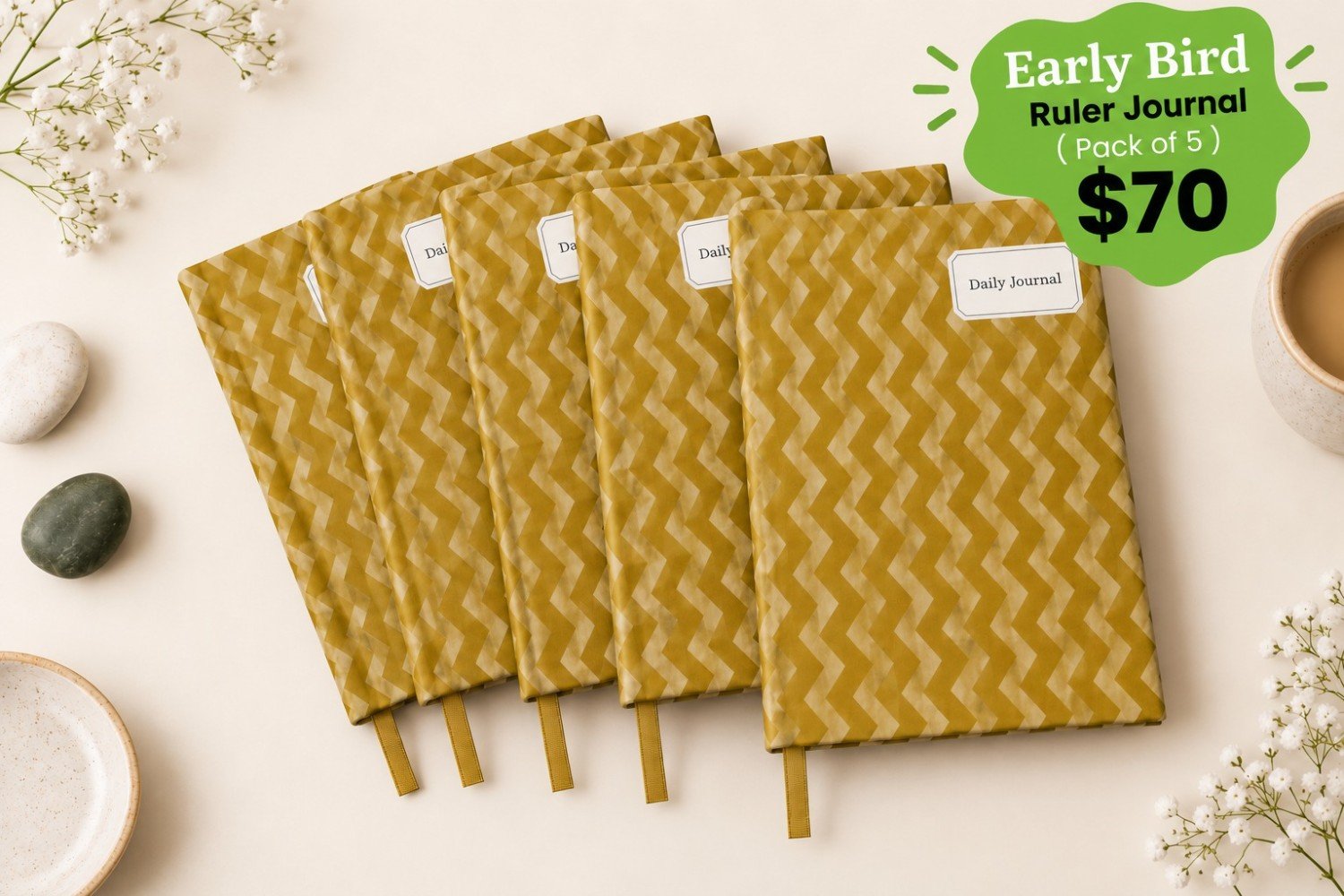 Super Early Bird Rular Journal Pack Of 5
