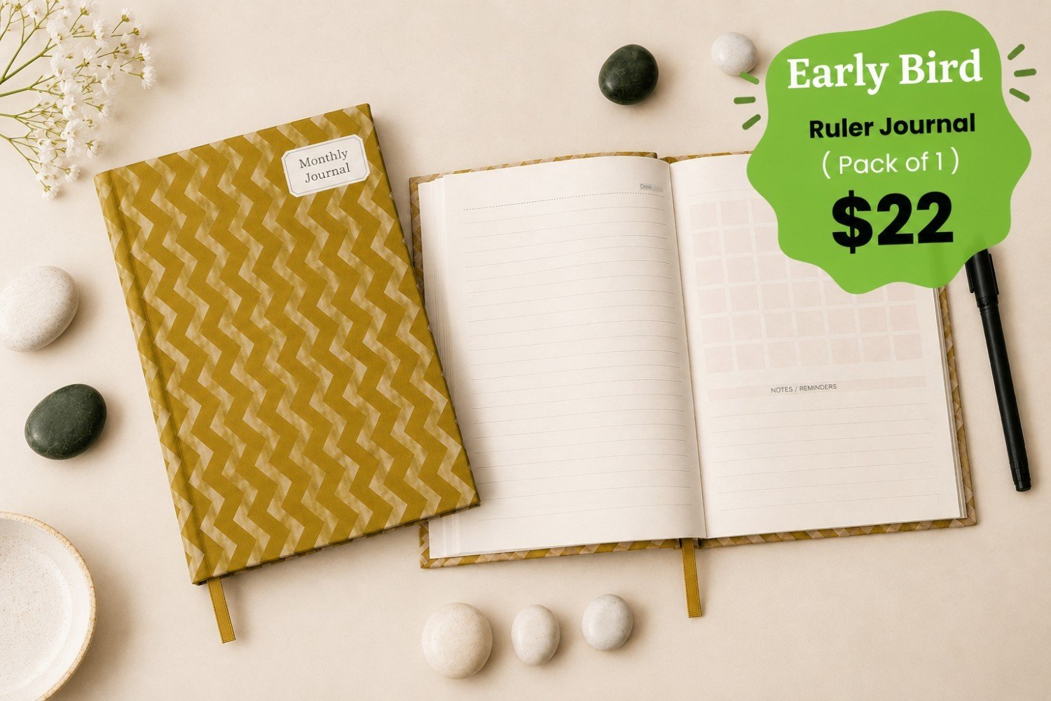 Super Early Bird Rular Journal Pack Of 1